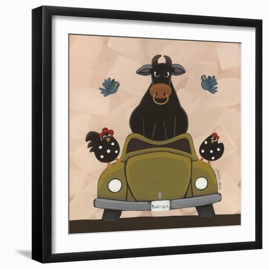 Bull-Sit-Annie Lane-Framed Giclee Print