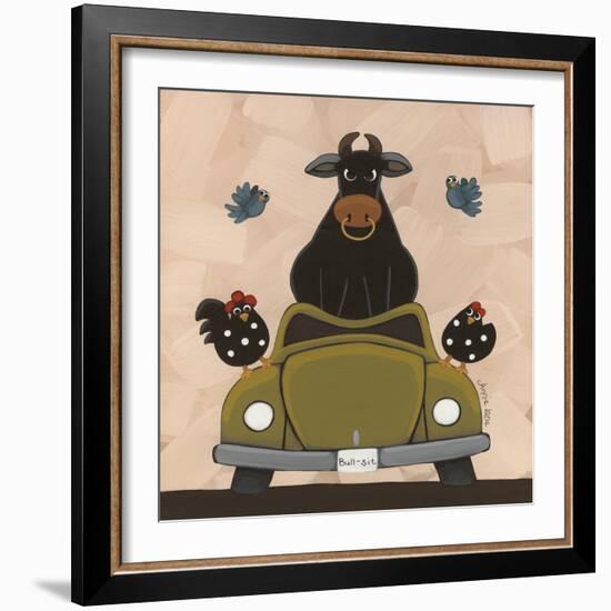 Bull-Sit-Annie Lane-Framed Giclee Print