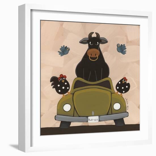 Bull-Sit-Annie Lane-Framed Giclee Print