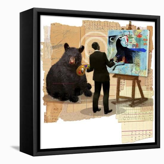 Bull Spin-Anthony Freda-Framed Premier Image Canvas