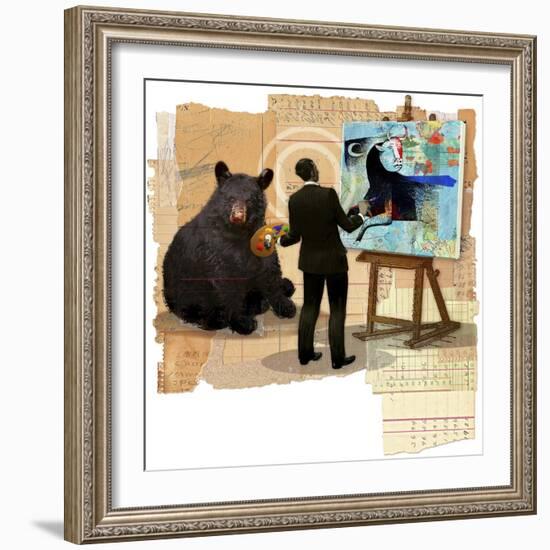 Bull Spin-Anthony Freda-Framed Giclee Print