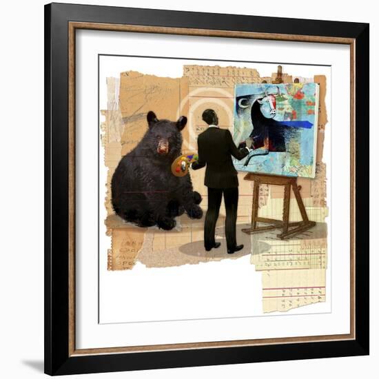 Bull Spin-Anthony Freda-Framed Giclee Print