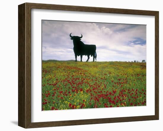 Bull Statue, Toros De Osborne, Andalucia, Spain-Gavin Hellier-Framed Photographic Print