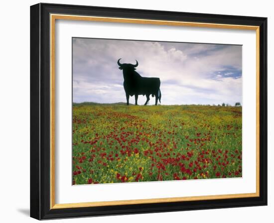 Bull Statue, Toros De Osborne, Andalucia, Spain-Gavin Hellier-Framed Photographic Print