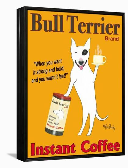 Bull Terrier Brand-Ken Bailey-Framed Premier Image Canvas