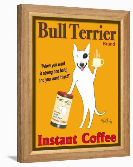 Bull Terrier Brand-Ken Bailey-Framed Premier Image Canvas