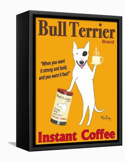 Bull Terrier Brand-Ken Bailey-Framed Premier Image Canvas