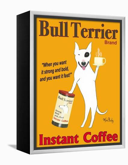 Bull Terrier Brand-Ken Bailey-Framed Premier Image Canvas