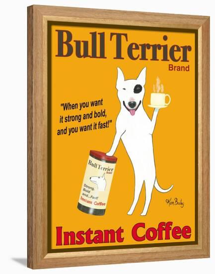 Bull Terrier Brand-Ken Bailey-Framed Premier Image Canvas