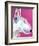 Bull Terrier - Bubble Gum-Dawgart-Framed Premium Giclee Print