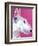 Bull Terrier - Bubble Gum-Dawgart-Framed Giclee Print