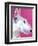 Bull Terrier - Bubble Gum-Dawgart-Framed Giclee Print