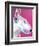 Bull Terrier - Bubble Gum-Dawgart-Framed Giclee Print