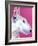 Bull Terrier - Bubble Gum-Dawgart-Framed Giclee Print