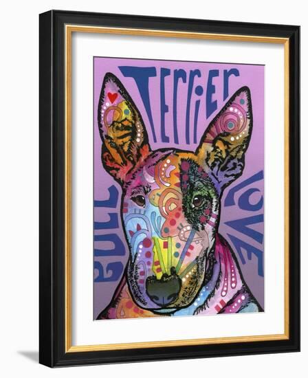 Bull Terrier Luv-Dean Russo-Framed Giclee Print