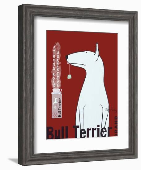 Bull Terrier Tea-Ken Bailey-Framed Giclee Print