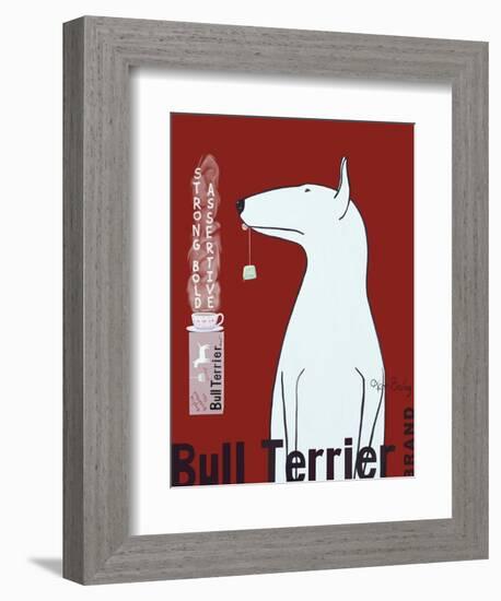 Bull Terrier Tea-Ken Bailey-Framed Giclee Print