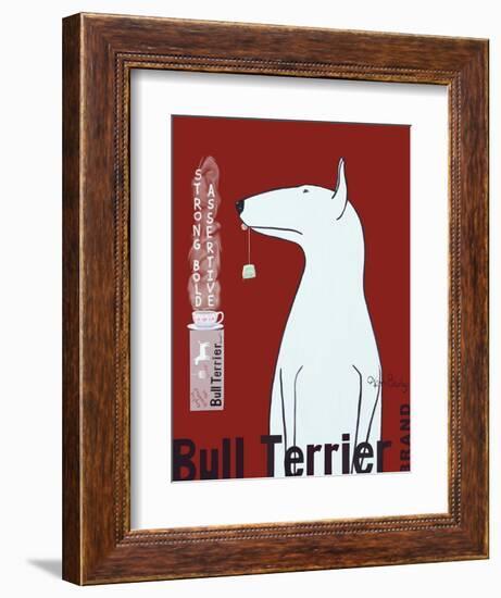 Bull Terrier Tea-Ken Bailey-Framed Giclee Print