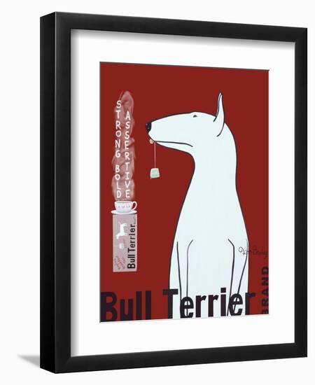 Bull Terrier Tea-Ken Bailey-Framed Giclee Print