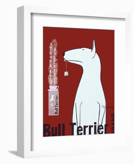 Bull Terrier Tea-Ken Bailey-Framed Giclee Print