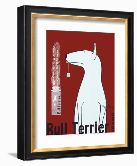 Bull Terrier Tea-Ken Bailey-Framed Giclee Print