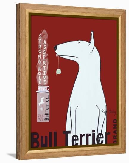 Bull Terrier Tea-Ken Bailey-Framed Premier Image Canvas