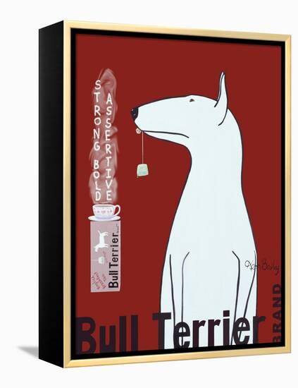 Bull Terrier Tea-Ken Bailey-Framed Premier Image Canvas