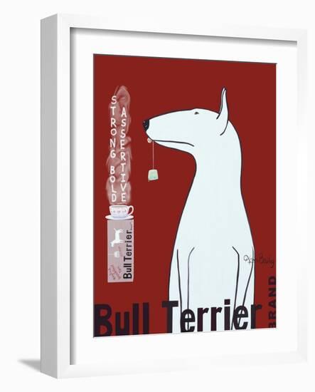 Bull Terrier Tea-Ken Bailey-Framed Giclee Print