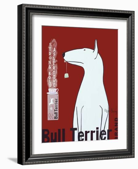 Bull Terrier Tea-Ken Bailey-Framed Giclee Print