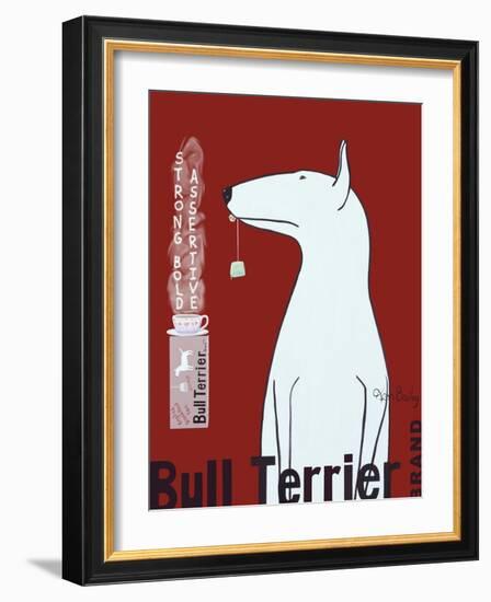 Bull Terrier Tea-Ken Bailey-Framed Giclee Print