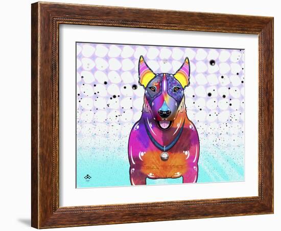 Bull Terrier XI-Fernando Palma-Framed Giclee Print