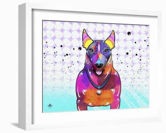 Bull Terrier XI-Fernando Palma-Framed Giclee Print