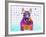 Bull Terrier XI-Fernando Palma-Framed Giclee Print