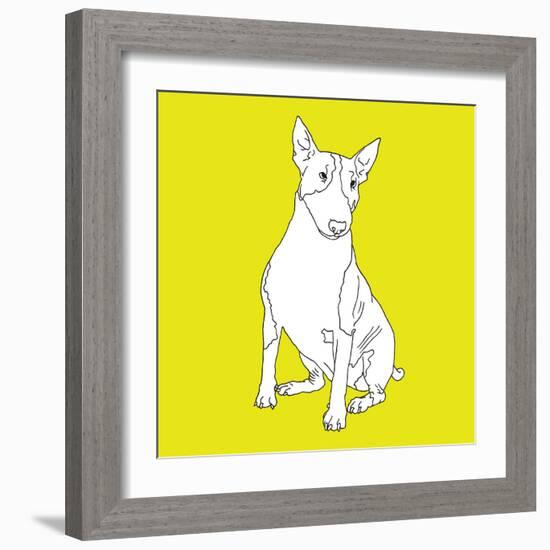 Bull Terrier-Anna Nyberg-Framed Art Print