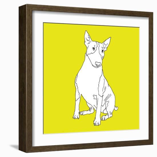 Bull Terrier-Anna Nyberg-Framed Art Print