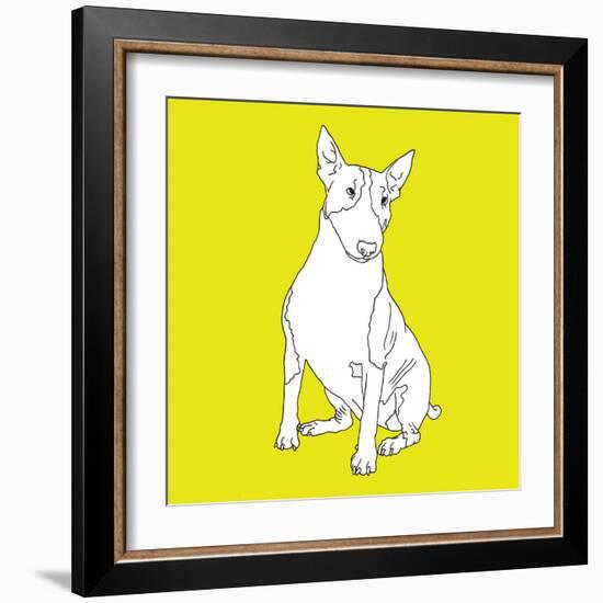 Bull Terrier-Anna Nyberg-Framed Art Print