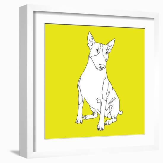 Bull Terrier-Anna Nyberg-Framed Art Print