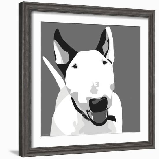 Bull Terrier-Emily Burrowes-Framed Premium Giclee Print