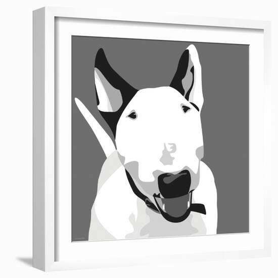 Bull Terrier-Emily Burrowes-Framed Premium Giclee Print