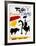 Bull with Bullfighter-Pablo Picasso-Framed Art Print