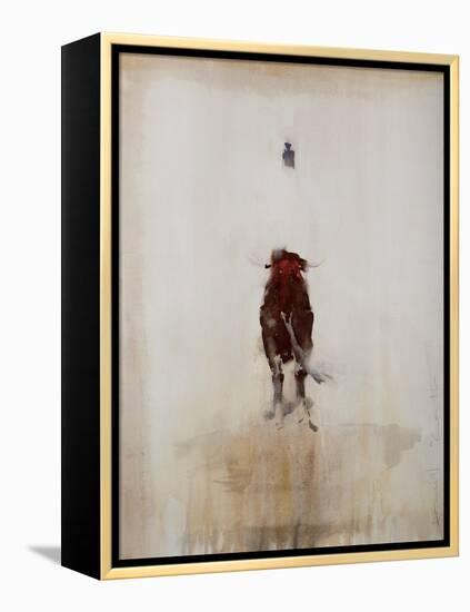 Bull-Daniel Cacouault-Framed Premier Image Canvas