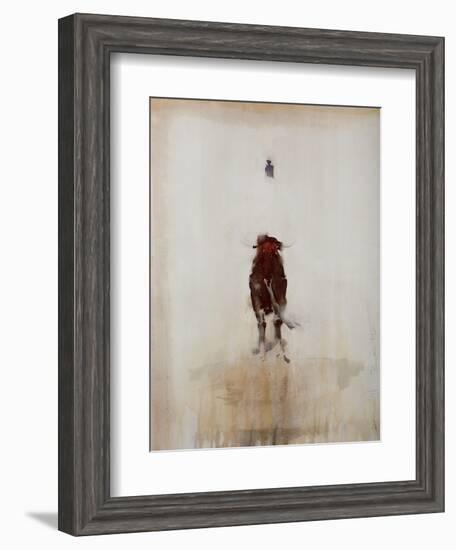 Bull-Daniel Cacouault-Framed Giclee Print