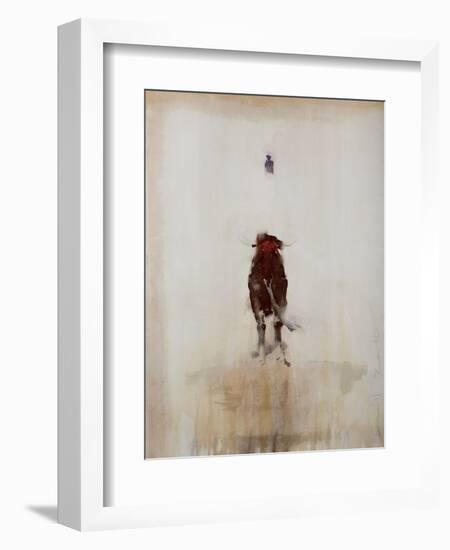 Bull-Daniel Cacouault-Framed Giclee Print