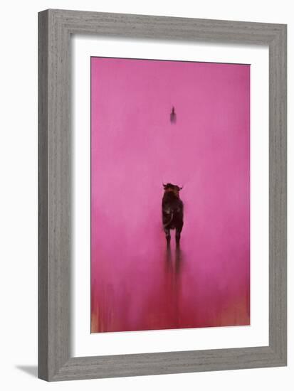 Bull-Daniel Cacouault-Framed Giclee Print