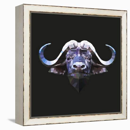 Bull-Lora Kroll-Framed Stretched Canvas
