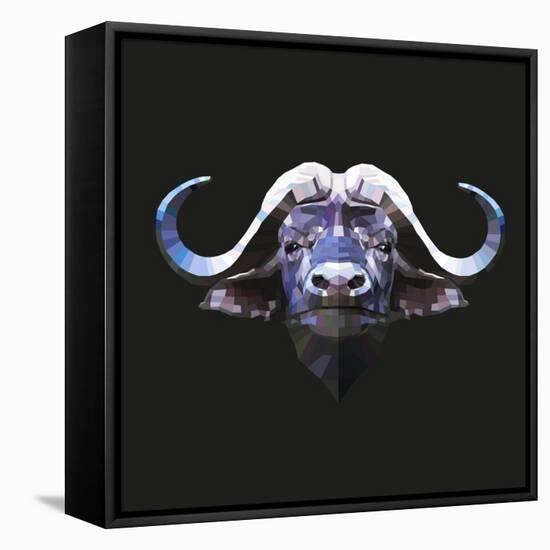 Bull-Lora Kroll-Framed Stretched Canvas