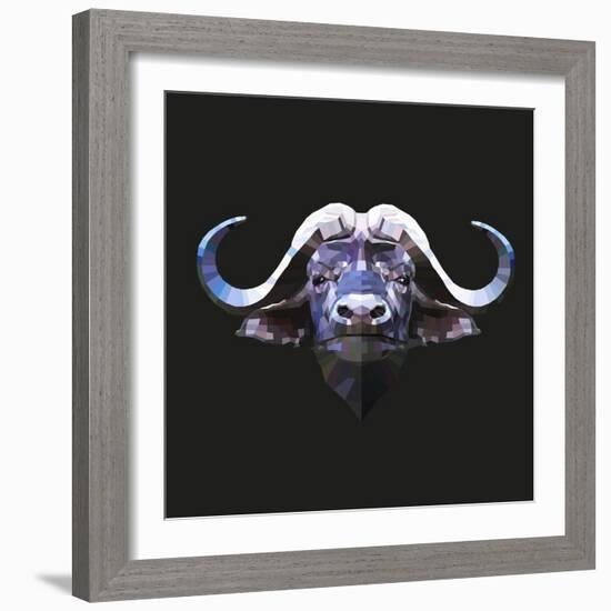 Bull-Lora Kroll-Framed Art Print