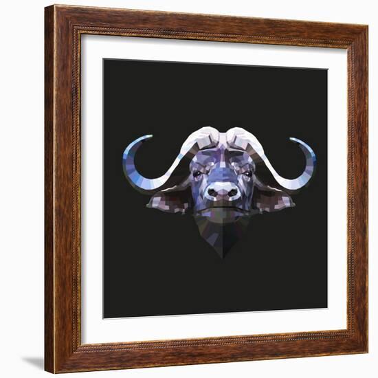 Bull-Lora Kroll-Framed Art Print