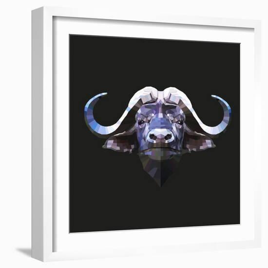 Bull-Lora Kroll-Framed Art Print