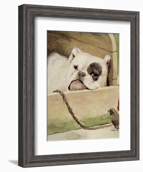 Bulldog, 1927-Cecil Aldin-Framed Giclee Print